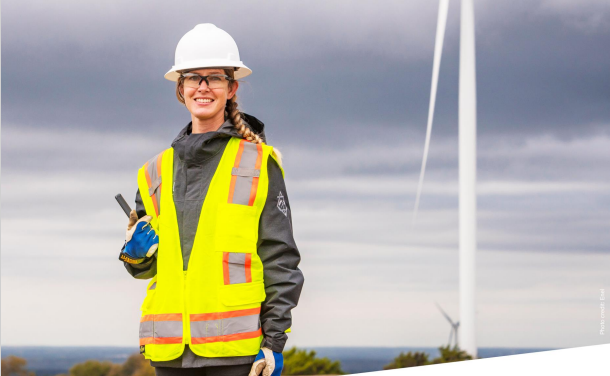The cover page for the Guidelines for Entry-Level Wind Technician Training.