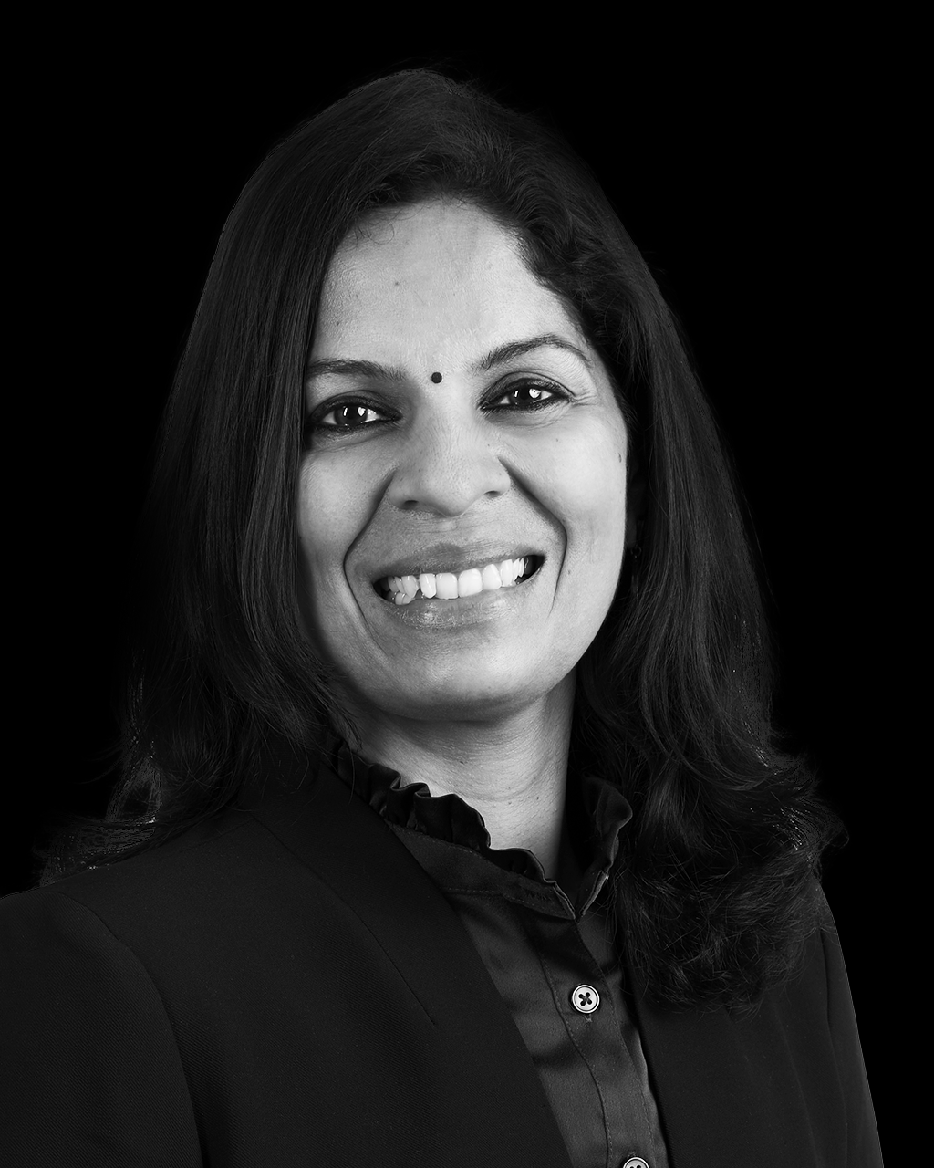 Headshot of Sandhya Ganapathy, Board Director.